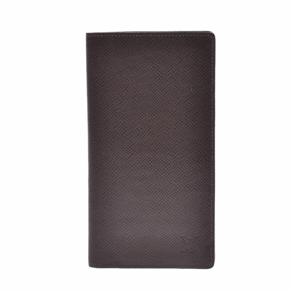 LOUIS VUITTON Taiga Portefeuille Long Grizzly Billfold